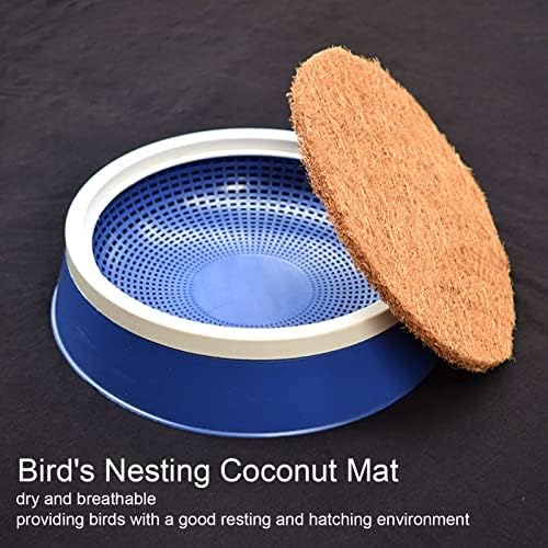 Hohxfyp prirodne prostirke za gniježđenje ptica kokosovih vlakana, prozračni i podesivi zamjenski jastuk za gnijezda, pakiranje