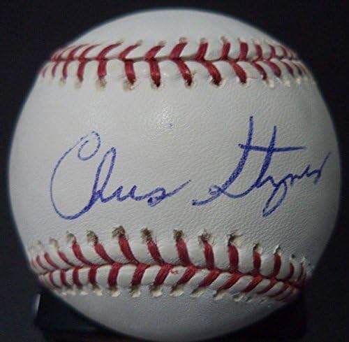 Chris Stynes ​​Reds/Rockies potpisali su autogramirani ROMLB bejzbol w/coa - Autografirani bejzbols