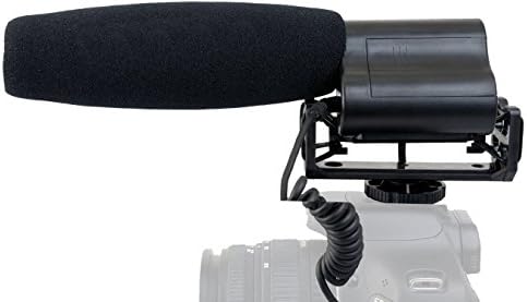 Visoka osjetljivost XLR mikrofon s mrtvim muffom od mačjeg vjetra za Canon XF400