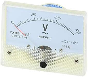X-DREE AC 0-450V Fine Tunering pravokutnik Plastični kućište Analogni naponski mjerač Voltmetra (VoltMetro Analogico VoltMetro