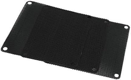 3 kom crni filter za prašinu za PC ventilator plastično kućište računala otporno na prašinu mreža 80 980 mm s vijcima (3