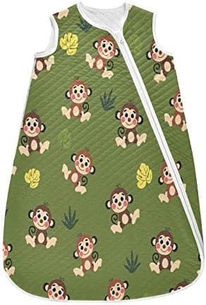 vvfelixl Smiješno majmun dječje nošenje pokrivač, vreća za spavanje prijelaza za novorođenčad, vreća za spavanje za novorođeno