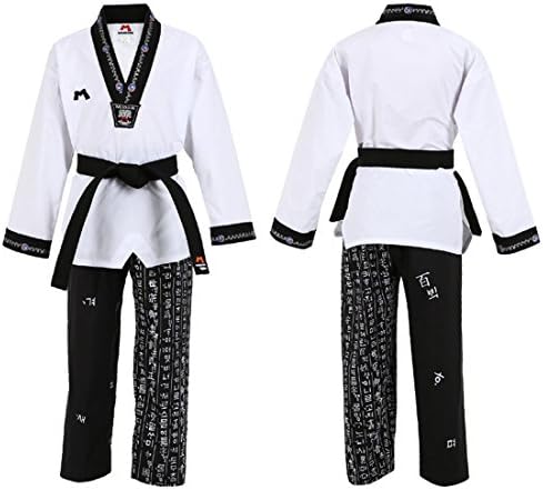 Mudoin Koreja Taekwondo Uniforma crni v vrat za odrasle MMA borilačke vještine Karete Judo Hapkido Gym School Academy