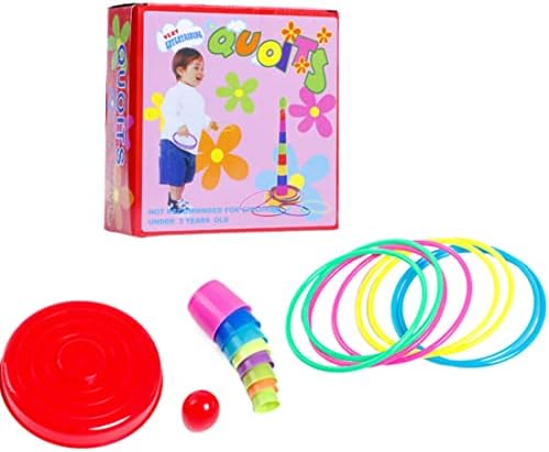 18 Šareni plastični sportski prsten Bacas Game Set za djecu u zatvorenom prostoru, slaganje prstenova za bacanje na otvorenom
