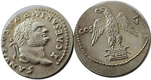 Silver-plaćeni drevni rimski strani primjerak Komemorativni novčić kovanica amaterski zanatske zanatske zanat