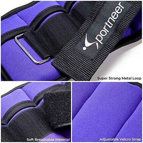 SportNeer podesivi utezi gležnja+ručni EVA pjenasti štap za masažu valjka