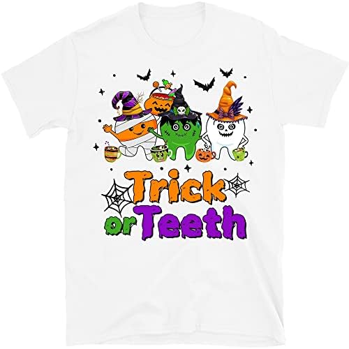 Halloween Dental Squad majica, zubni pupmkin majica, poklon majica, trik ili zubi, trik ili zube, zuba