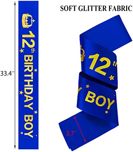 pokloni za 12. rođendan za dječake, šešir za 12. rođendan za dječake, Kralj za 12. rođendan, kruna za 12. rođendan za dječaka,