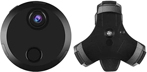 MXJCC Mini kamera 1080p Skrivena kamera - Prijenosni mali HD s noćnim vidom i otkrivanjem pokreta - unutarnja pokrivena sigurnosna