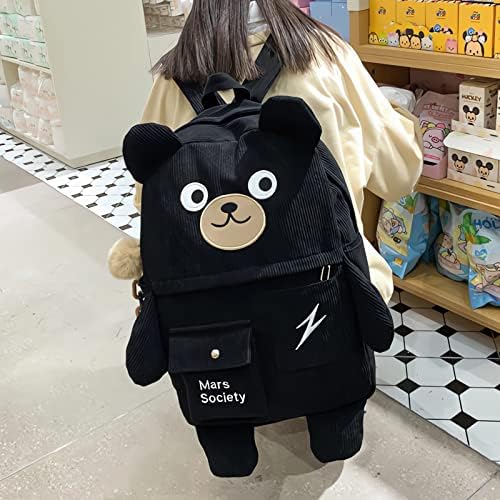 Kawaii ruksak za djevojčice Dječaci Slatki medvjed Veliki kapacitet Moda ruksaka Slobodno vrijeme s malom torbom