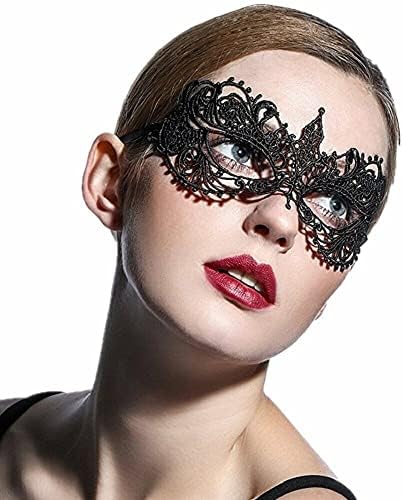Crna čipkasta maska ​​seksi maskarade eyemask eyemask women Party Halloween vruće 3 - maska ​​maska ​​maskarade maska ​​za