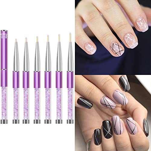Stezaljke za nokte za četkicu za nokte Elegantni set olovke za nokte s sjajnom ručicom jednostavan za korištenje alata za