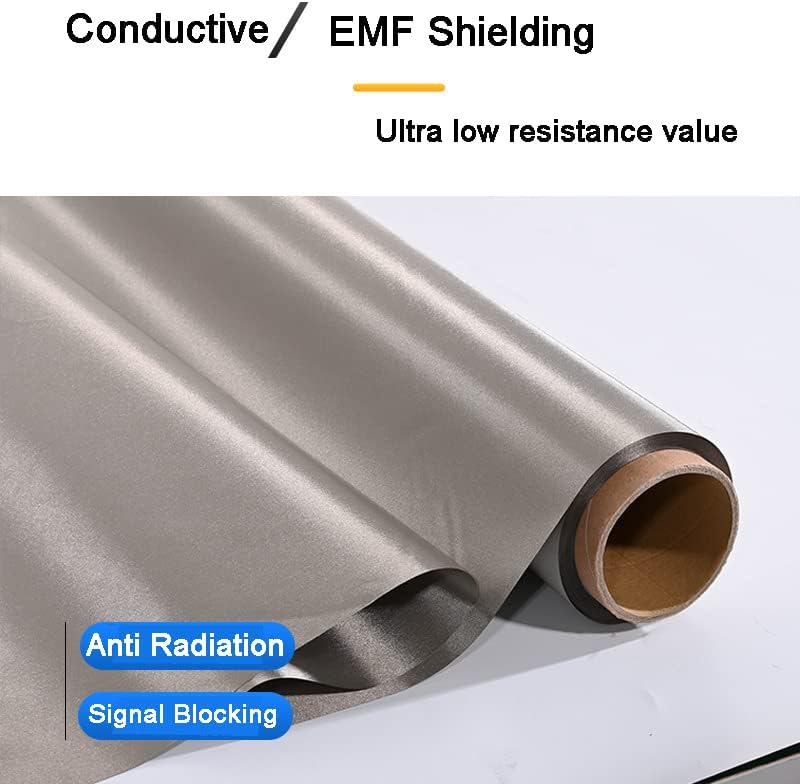 EMI Faraday tkanina, EMF zaštitna tkanina, EMI, RF, RFID zaštitna tkanina, nikla bakrena tkanina 1,1m široka