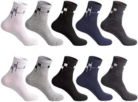 n/a muške čarape Najbolji poslovni pamuk dugi čarape Geometrija casual radnih čarapa 10 par