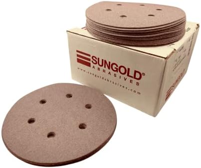 Sungold abrazivi 44308 Premium Plus Stearirani aluminij oksid 120 grit c-ma-weight papir kuka i petlja za brušenje diskova,