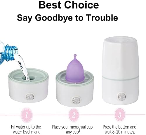 Sterilizator menstrualnih čašica, parni aparat za čišćenje menstrualnih čašica, Stroj za pranje šalica na visokoj temperaturi,