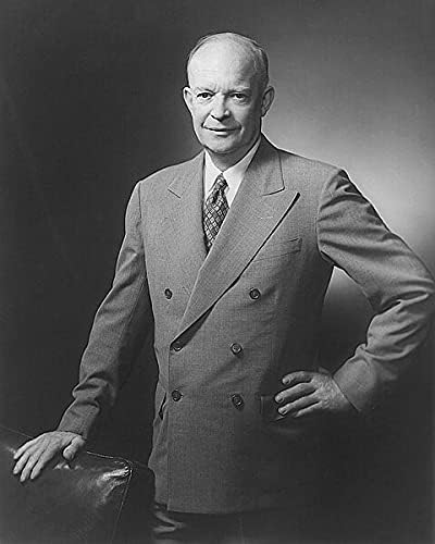 Predsjednik Dwight Eisenhower Portret 11x14 Silver Halonide Photo Print