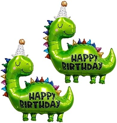2 kom 35 inčni baloni S dinosaurima rođendanski ukras za djecu zelena Folija Sretan rođendan balon s dinosaurima za Safari