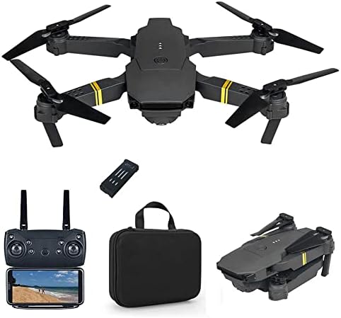 STSEEACE sklopivi FPV dron s 4K WiFi kamerom za odrasle i djecu; RC Quadcopter s 3 baterije, automatski lebdi, gravitacijski