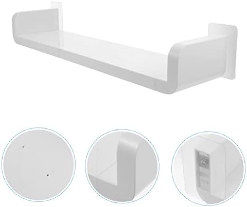CABILOCK 3PCS Slika u oblika oblika non polica kupaonica za skladištenje u oblika l Praktični montirani nosač plutajući ukras