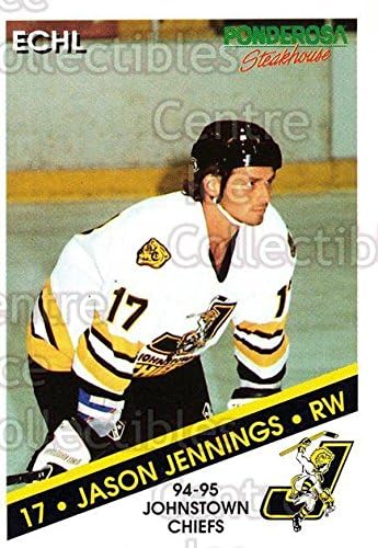 Jason Jennings Hockey Card 1994-95 Johnstown Chiefs 12 Jason Jennings