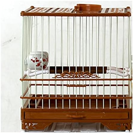 Facmas Ptičji kavez s poklopcem plastične kaveze male ptice viseće školjke gnijezdo hoose ptičje kuću kavez kavez vanjski