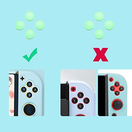 Paw ispis prianjanje palca za Nintendo Switch, poklopac gumba za Nintendo Switch Joy -Con - Animal Crossing New Horizons