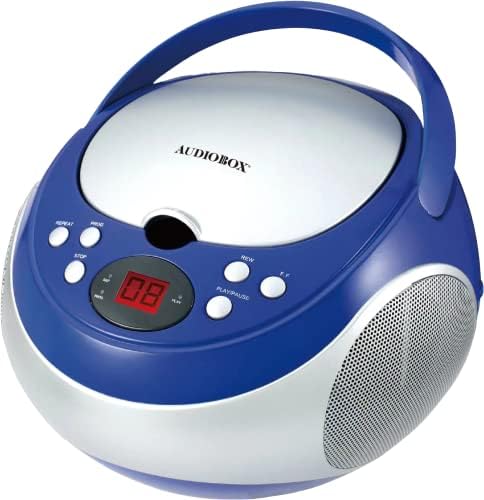 Audiobox CDX-100 prijenosni CD uređaj s AM/FM Stereo Radio Blue