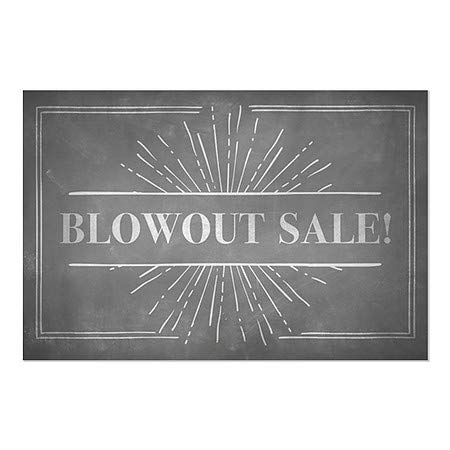 CGSignLab | Blowout Sale -Chalk Burst Stizanje prozora | 30 x20