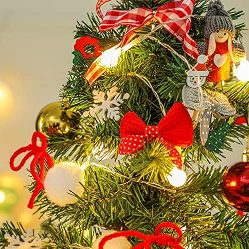 Selfrenden Mini ukrasi za božićno drvce, ukrasi za božićno drvce sa žilama, radne površine božićne ukrase za sobu, dnevni