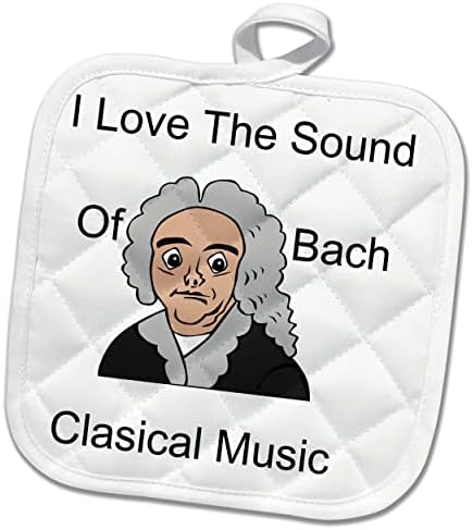 3Drose Slika ljubavi zvuka Bachove klasične glazbe s crtićem Bach - Voditelji rupa