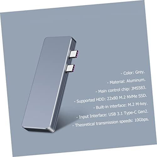 Kućište tvrdog diska Mobestech USB Adapter za hard disk, USB Eksterni hard disk Hard disk SSD Kućište za vanjski tvrdi disk