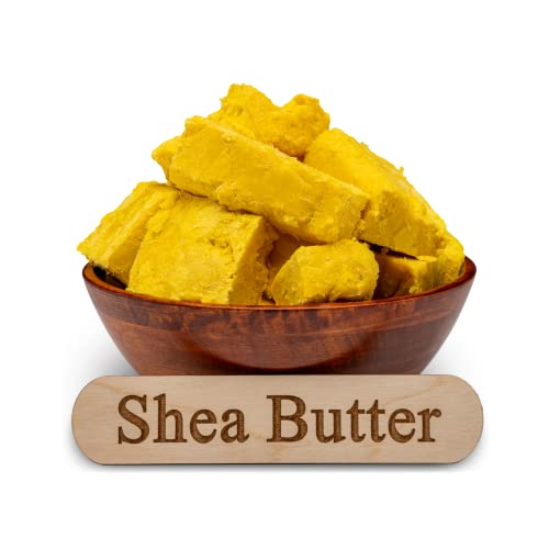 Sirovi Afrički shea maslac 8 oz. čista prirodna nerafinirana žuta savršena je hidratantna krema za suhu kožu, tijelo,