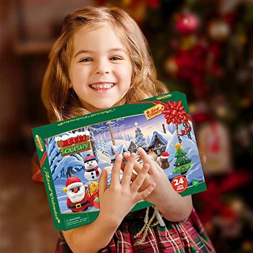 Božićni adventski kalendar za 2022. godinu s 4 slatke igračke za 20 plišanih igračaka za 24 dana, kalendarom odbrojavanja