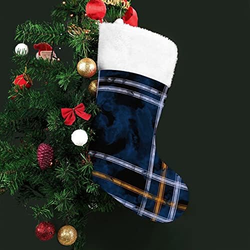 Akvarelni ružičasti uzorak Personalizirana božićna čarapa Kućna čarapa Xmas Tree Kamin Viseći ukrasi