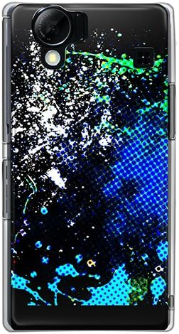 Casemarket SoftBank Aquos Phone Polikarbonat Clear Cleef [Smash Paint Graphics - Cool Blue]