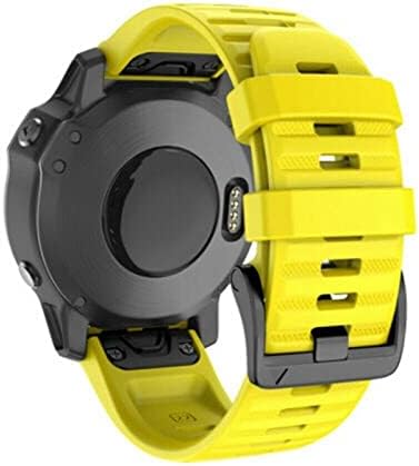 Mopz 22 mm QuickFit Watchband remen za Garmin Fenix ​​7 6 6pro Fenix ​​5 5Plus Easyfit Silikonski zapečeni remen