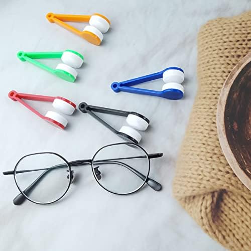 GXXMEI 40PCS Mini Sunčeve naočale naočale Mikrofiber Spectacles Alat za čišćenje četkice, 5 boja
