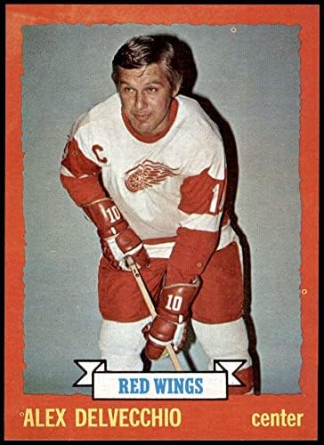 1973. Topps 141 Alex Delvecchio Detroit Red Wings NM/MT Red Wings