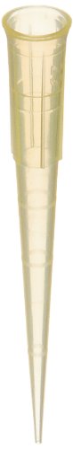 Stupnjevani vrh pipete od PP-A u žutoj Nesterilnoj boji, standardiziran, Volumen 1-200ul