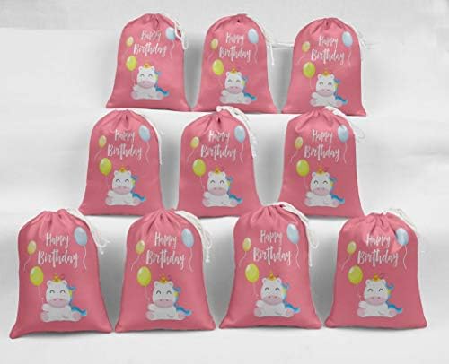 Skupi suvenir ružičasti jednorog rođendanske potrepštine poklon vrećice 15 komada