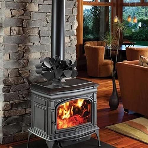 Dvomotorni ventilator peći s 8 lopatica ventilator za kamin tiha peć na drva s toplinskim pogonom učinkovita toplina