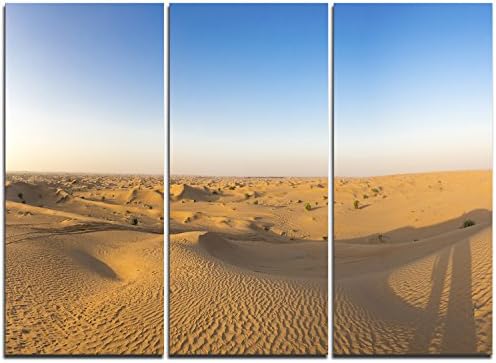 Design art pustinjske pješčane dine u Dubaiju-platno za krajobrazni dizajn-60h32, 5 kom., 60h32 - 5 ploča u obliku dijamanta,