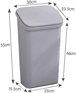 Kanta za smeće plastična kanta za smeće s poklopcem za tisak, velika, s poklopcem od 20 litara, kreativna modna kućna kuhinja