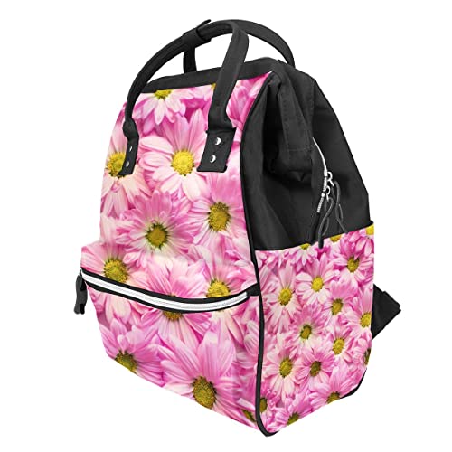 Pelena vreća ružičaste tratinčice cvjetovi romantični veliki kapacitet putovanja dnevno pack ruksak