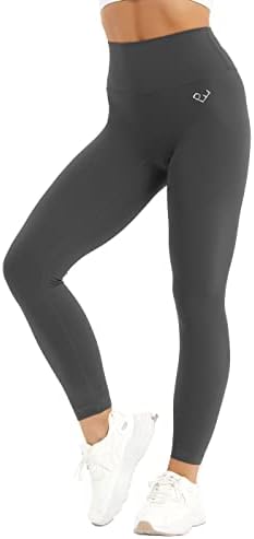 Palettefit visokog struka za vježbu za žene, mastan mekani joga hlače dužine 7/8 sa skrivenim džepom