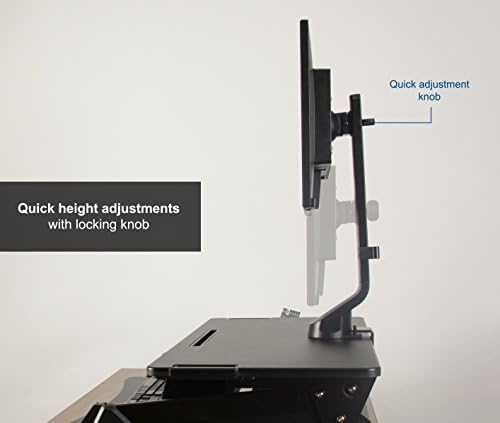Vivo podesivi monitor za jednosmjerni monitor za radnu stanicu za sjedenje, pretvarač stola, monitor ARM odgovara 1 zaslonu