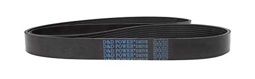 D&D PowerDrive 744K7 Poly V remen, 7 pojasa, guma
