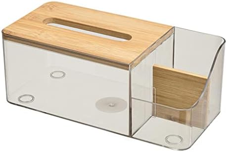 Lukeo Box Box Box Odjeljak za dizajnersko tkivo vidljivo svjetlo daljinsko upravljanje kutija za skladištenje s drvenim poklopcem
