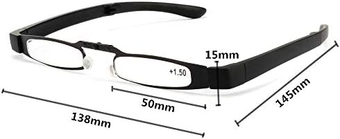 Qi Song Ultra-Light Mini prijenosni preklopni metalni okvir za čitanje naočala Unisex čitače naočale QS2080